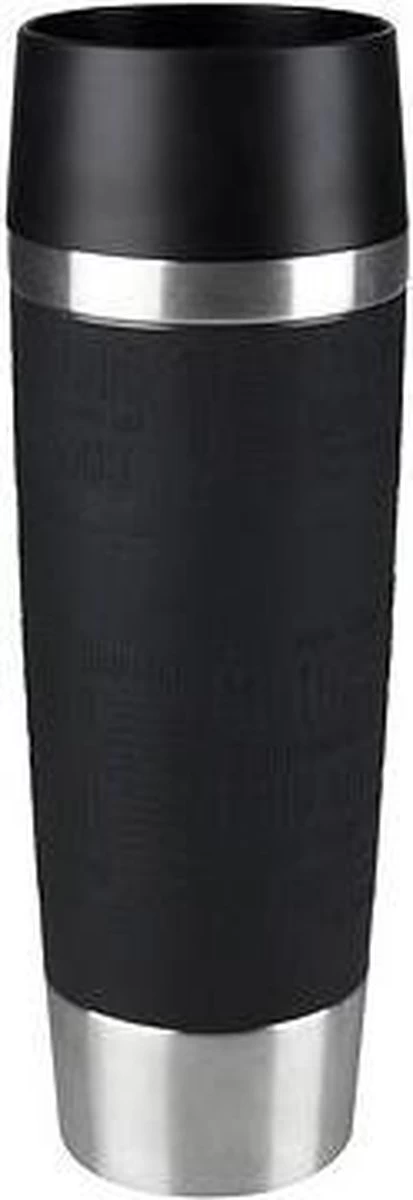 Tefal Travel Mug Thermobeker - 500 Ml - RVS/Zwart 1 Tefal Travel Mug Thermobeker - 500 Ml - RVS/Zwart