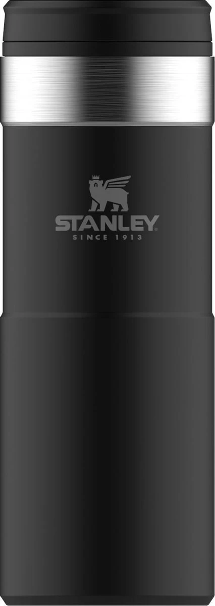Stanley The NeverLeak™ Travel Mug 0,35L NEW - Thermosfles - Matt Black 4 Stanley The NeverLeak™ Travel Mug 0,35L NEW - Thermosfles - Matt Black - Afbeelding 4