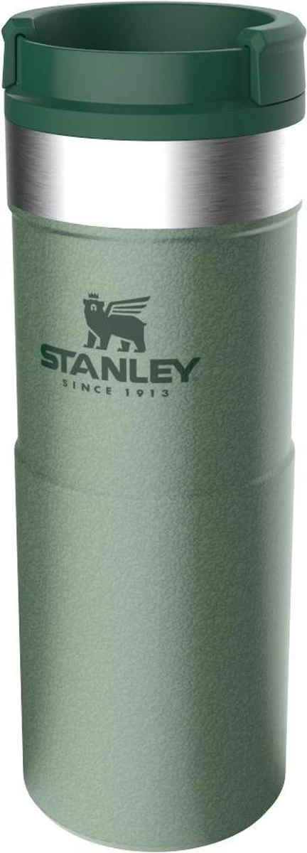 Stanley The NeverLeak™ Travel Mug 0,35L NEW - Thermosfles - Hammertone Green 6 Stanley The NeverLeak™ Travel Mug 0,35L NEW - Thermosfles - Hammertone Green - Afbeelding 6