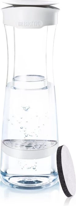 BRITA - Fill&Serve Waterfilterkaraf - 1,3L - Wit Grafiet - Inclusief 1 MicroDisc Waterfilter -Brita Verkoop 446x1200