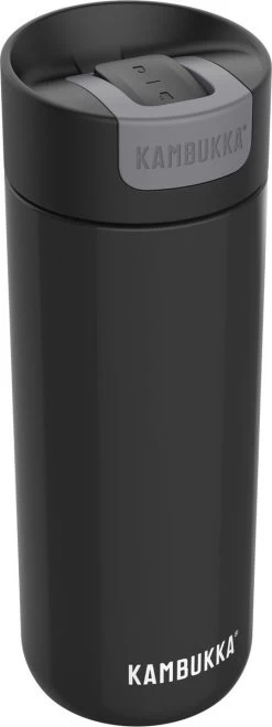 Kambukka Olympus Thermosbeker 500 Ml - Makkelijk Reinigen - Lekvrije Koffiebeker - RVS - Darkness -Brita Verkoop 450x1200