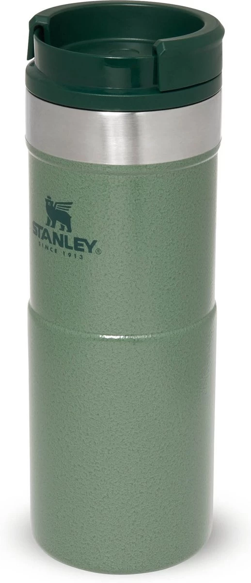 Stanley The NeverLeak™ Travel Mug 0,35L NEW - Thermosfles - Hammertone Green 8 Stanley The NeverLeak™ Travel Mug 0,35L NEW - Thermosfles - Hammertone Green - Afbeelding 8