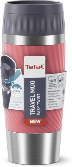 Tefal Travel Mug Easy Twist Thermobeker - Koraalrood - 0,36 Liter 27 Tefal Travel Mug Easy Twist Thermobeker - Koraalrood - 0,36 Liter -Brita Verkoop 522x1200 1