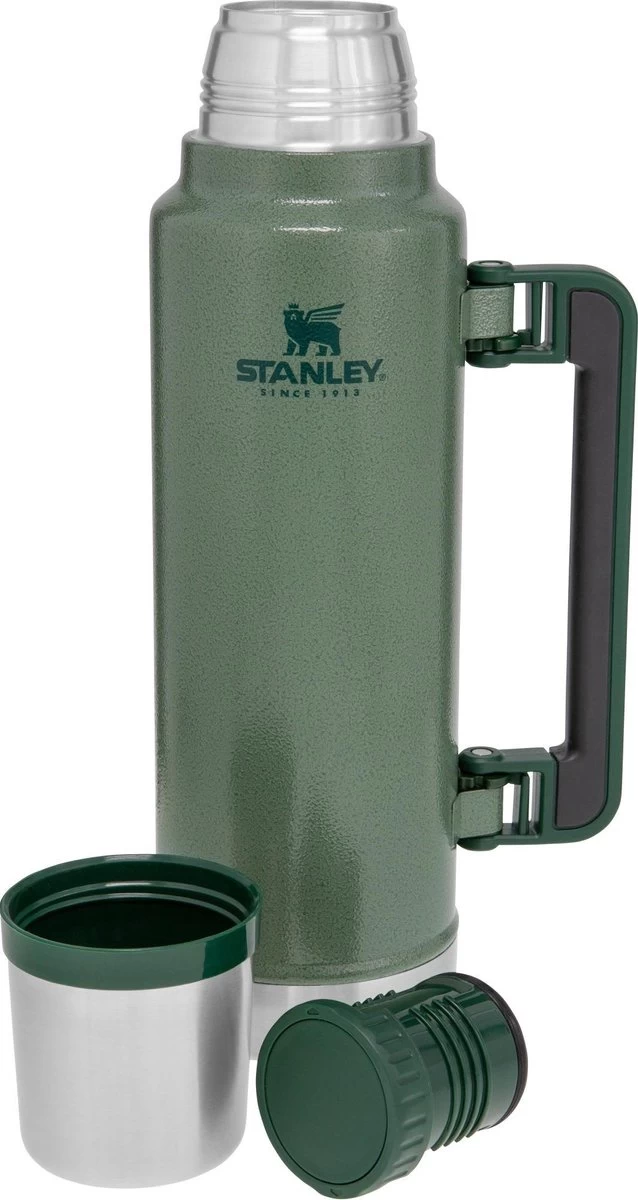 Stanley The Legendary Classic Bottle 1,40L - Thermosfles - Hammertone Green 2 Stanley The Legendary Classic Bottle 1,40L - Thermosfles - Hammertone Green - Afbeelding 2
