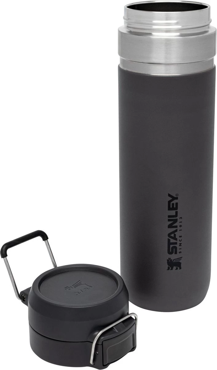 Stanley The Quick Flip Water Bottle 0,70L - Thermosfles - Charcoal 3 Stanley The Quick Flip Water Bottle 0,70L - Thermosfles - Charcoal - Afbeelding 3