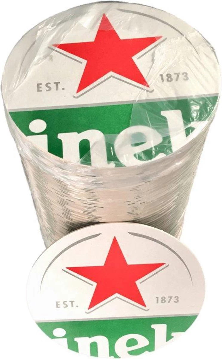 Heineken Bierviltjes 4 Rollen á 100 Stuks | Ideaal Voor Onder Je Bierglas 1 Heineken Bierviltjes 4 Rollen á 100 Stuks | Ideaal Voor Onder Je Bierglas