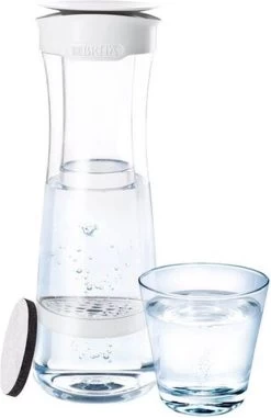 BRITA - Fill&Serve Waterfilterkaraf - 1,3L - Wit Grafiet - Inclusief 1 MicroDisc Waterfilter -Brita Verkoop 777x1200