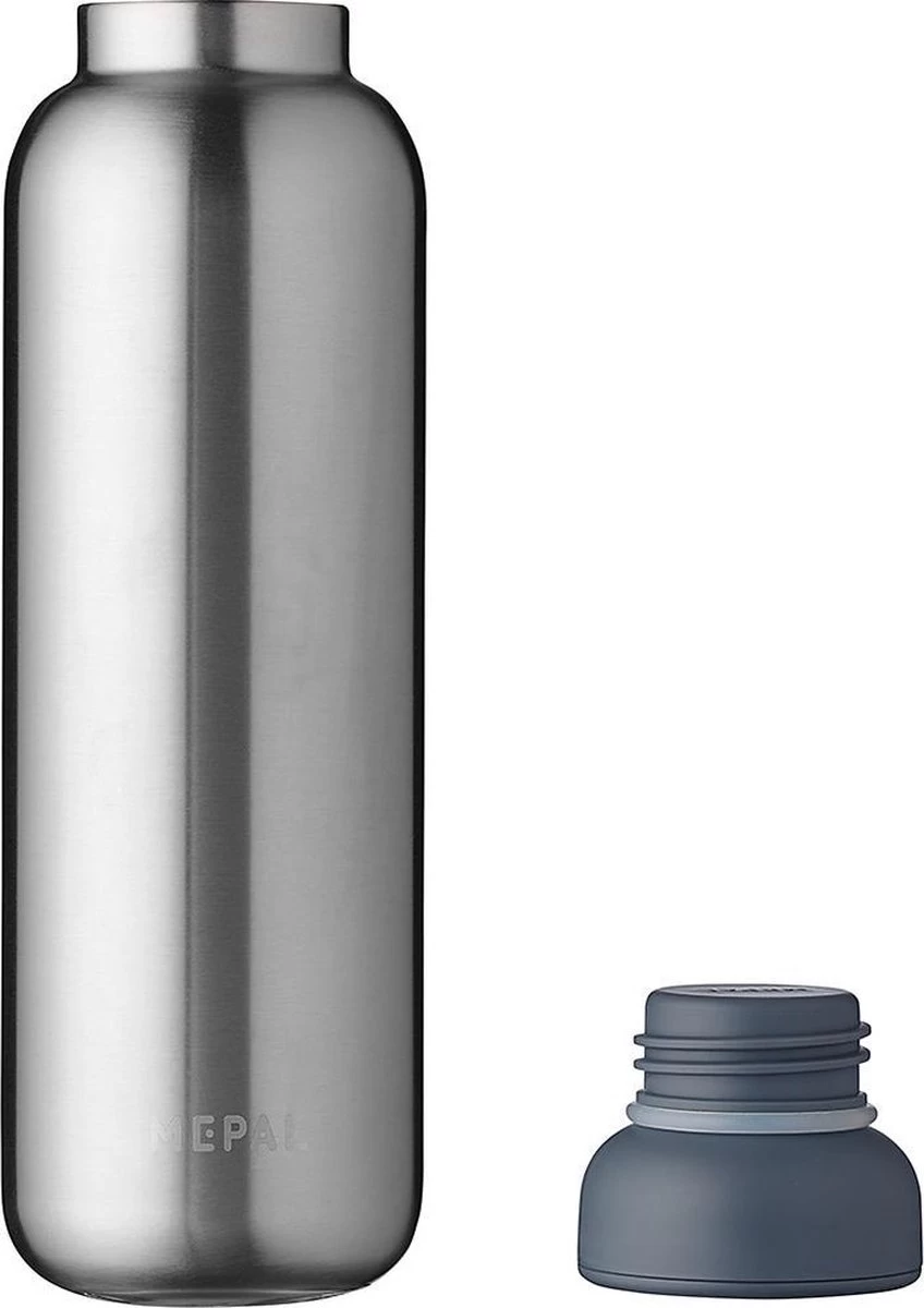 Mepal – Isoleerfles Ellipse 500 Ml – Houdt Je Drankje 12 Uur Warm En 24 Uur Koud – Natural Brushed – Geschikt Voor Bruiswater – Thermosfles – Lekdicht 2 Mepal – Isoleerfles Ellipse 500 Ml – Houdt Je Drankje 12 Uur Warm En 24 Uur Koud – Natural Brushed – Geschikt Voor Bruiswater – Thermosfles – Lekdicht - Afbeelding 2