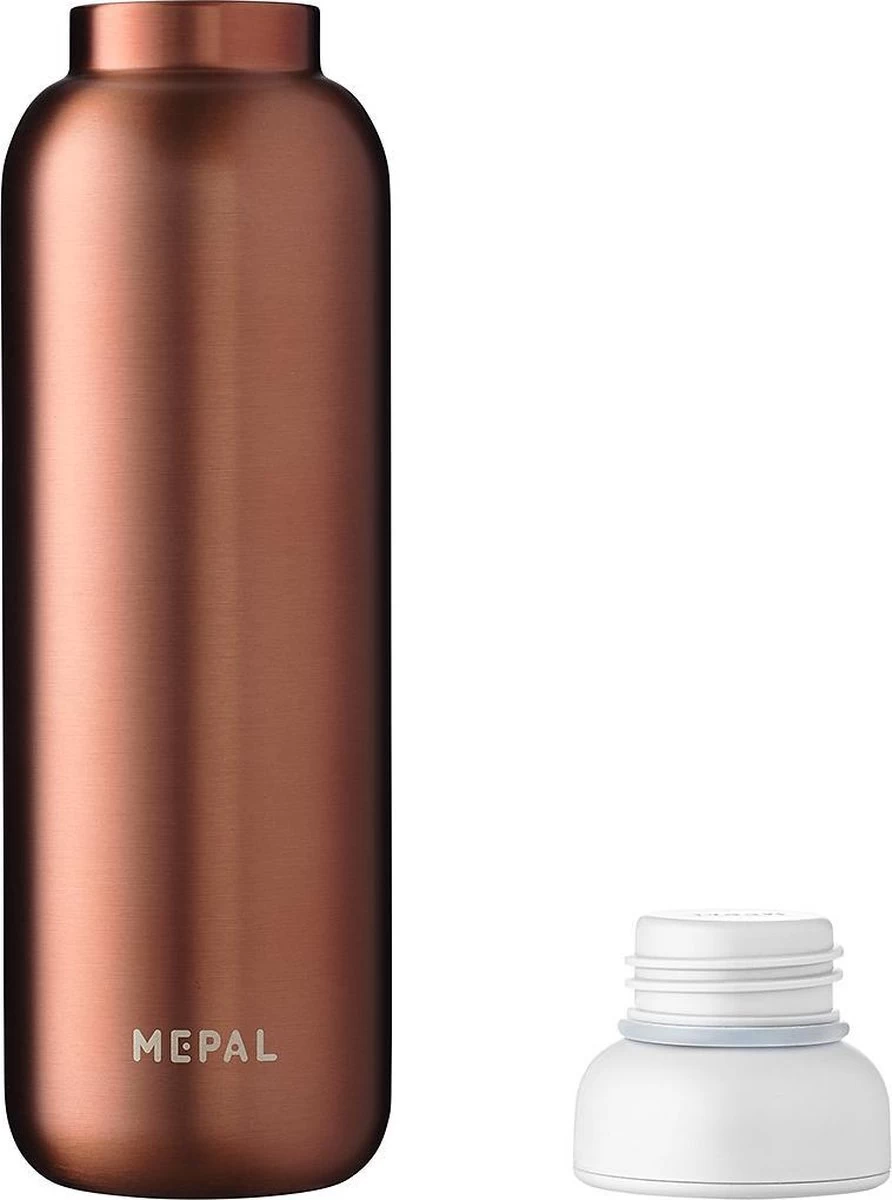 Mepal – Isoleerfles Ellipse 500 Ml – Houdt Je Drankje 12 Uur Warm En 24 Uur Koud – Rose Gold – Geschikt Voor Bruiswater – Thermosfles – Lekdicht 2 Mepal – Isoleerfles Ellipse 500 Ml – Houdt Je Drankje 12 Uur Warm En 24 Uur Koud – Rose Gold – Geschikt Voor Bruiswater – Thermosfles – Lekdicht - Afbeelding 2