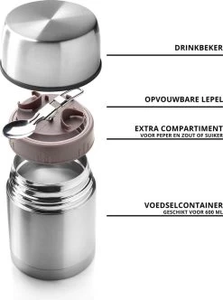 MacGyver Voedselcontainer 600ML - Thermoskan Rvs - Onbreekbaar - 16cm 9 MacGyver Voedselcontainer 600ML - Thermoskan Rvs - Onbreekbaar - 16cm -Brita Verkoop 894x1200