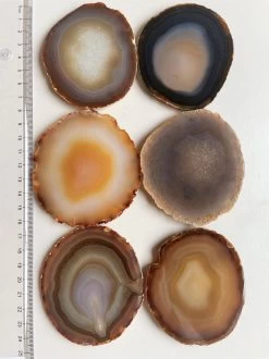 The Gem Inside - Edelsteen Onderzetters - Agaat - Set Van 2 - Doorsnee 7-8cm - Met Siliconen Voetjes -Brita Verkoop 899x1200 22