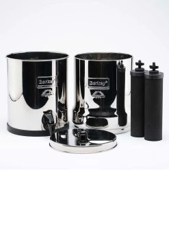 Big Berkey Set: Waterfilter 8,5L + RVS Kraantje + Standaard 6 Big Berkey Set: Waterfilter 8,5L + RVS Kraantje + Standaard -Brita Verkoop 900x1200