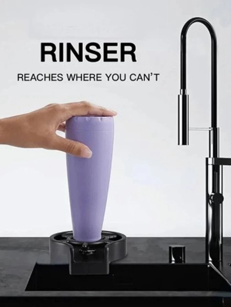 SFT Products Glazenspoeler LEEDS - Zwarte Spoelkraan Glazen - Horeca Spoelkraan - Beker Reiniger - Glazenspoeler Voor Aanrecht - Glazen Reiniger Aanrecht - Automatische Glazen Spoeler - Waterdruk Reiniger Voor Glazen - Glas Spoeler Bar 4 SFT Products Glazenspoeler LEEDS - Zwarte Spoelkraan Glazen - Horeca Spoelkraan - Beker Reiniger - Glazenspoeler Voor Aanrecht - Glazen Reiniger Aanrecht - Automatische Glazen Spoeler - Waterdruk Reiniger Voor Glazen - Glas Spoeler Bar - Afbeelding 4