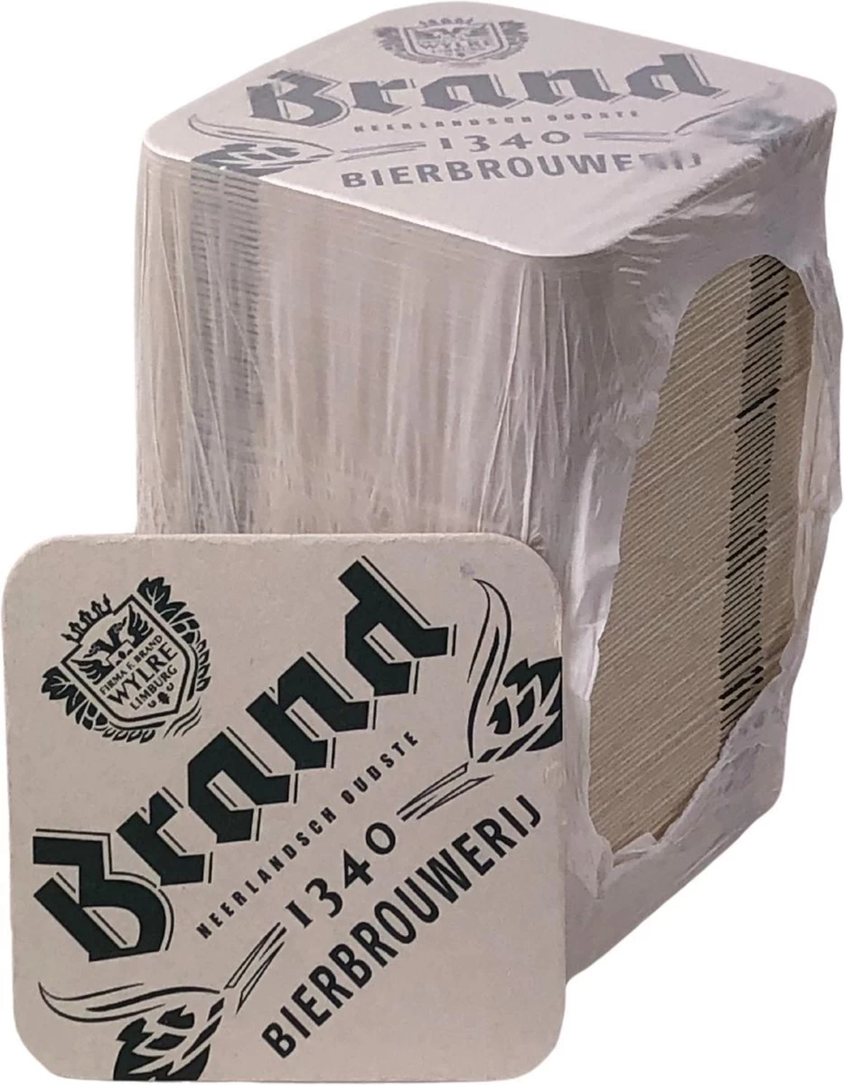 Brand - Bierviltjes - 400 Stuks (4x 100 Stuks) 2 Brand - Bierviltjes - 400 Stuks (4x 100 Stuks) - Afbeelding 2