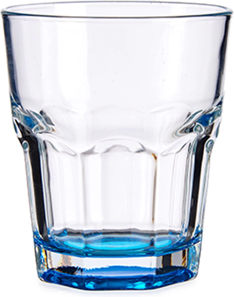 Vivalto Waterglazen/drinkglazen - 6x - Kleurenmix - 285ml - 9 X 9,5 Cm 2 Vivalto Waterglazen/drinkglazen - 6x - Kleurenmix - 285ml - 9 X 9,5 Cm - Afbeelding 2