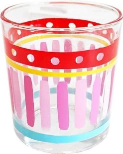 BLOND AMSTERDAM EB: GLASS UNI PINK STRIPE