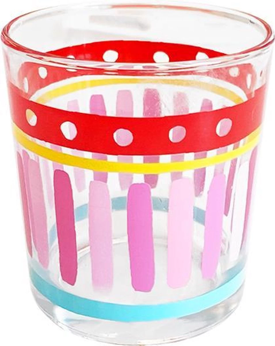 BLOND AMSTERDAM EB: GLASS UNI PINK STRIPE 1 BLOND AMSTERDAM EB: GLASS UNI PINK STRIPE